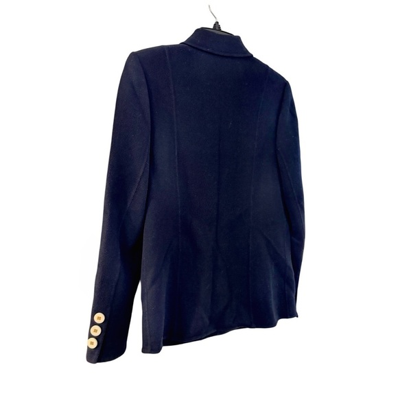 Carlisle Women’s Blazer/Jacket With Gold/White Buttons. Navy Blue. Size 2 - Picture 7 of 8